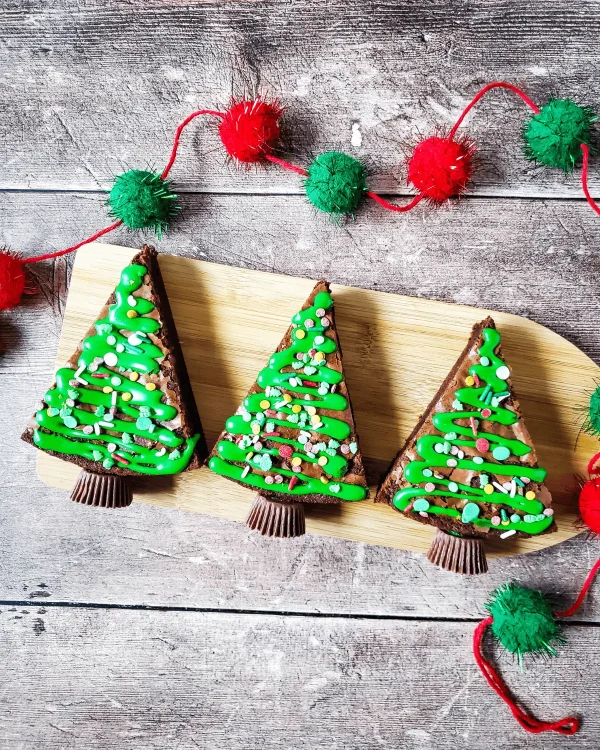 Christmas Tree Brownies cover