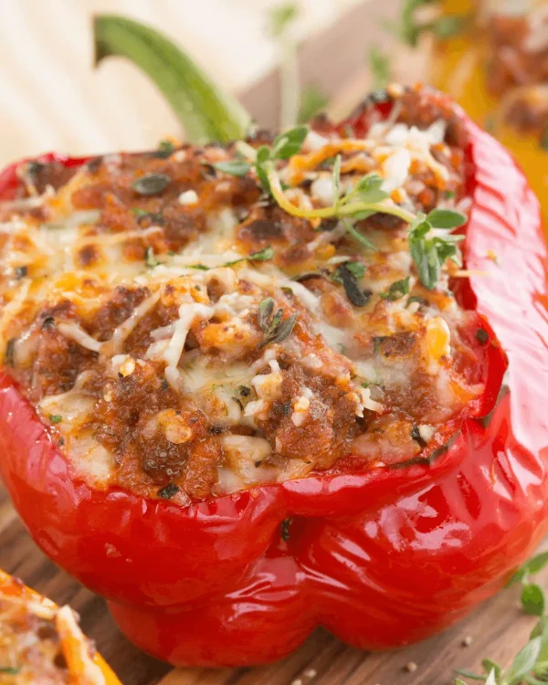 Chorizo Stuffed Peppers cover