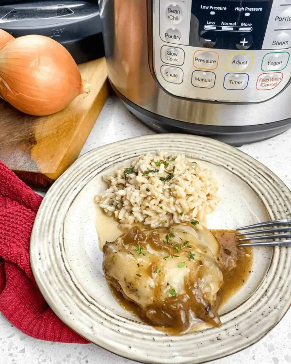 Instant Pot French Onion Soup with Chicken cover
