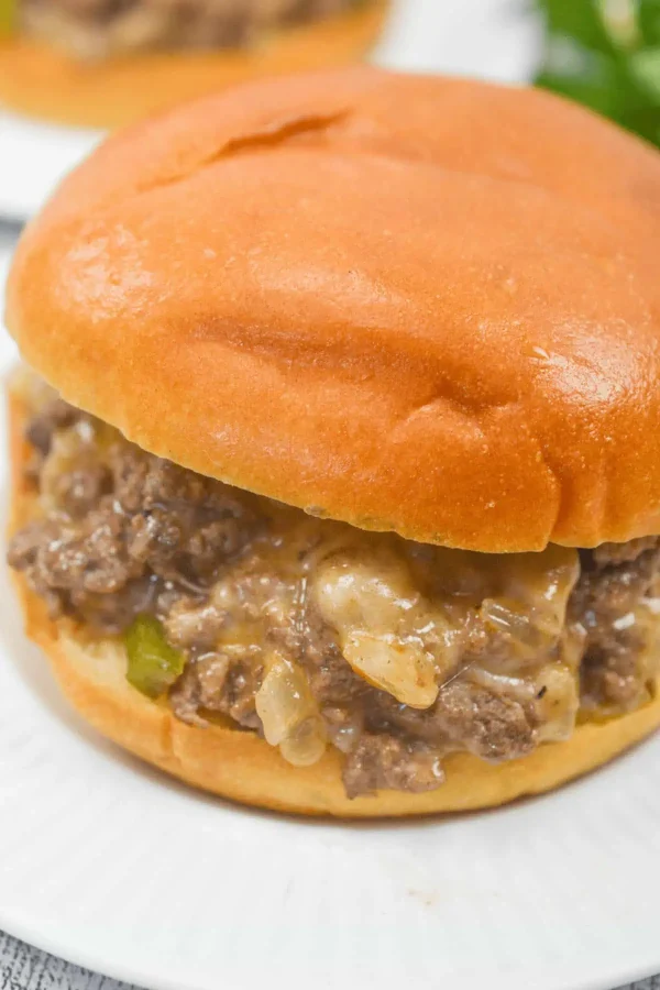 Philly Cheese Steak Sloppy Joes cover