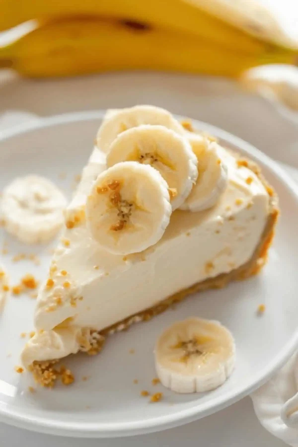 No Bake Banana Cheesecake cover