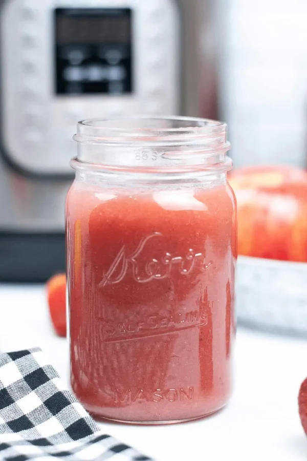 Instant Pot Strawberry Applesauce cover