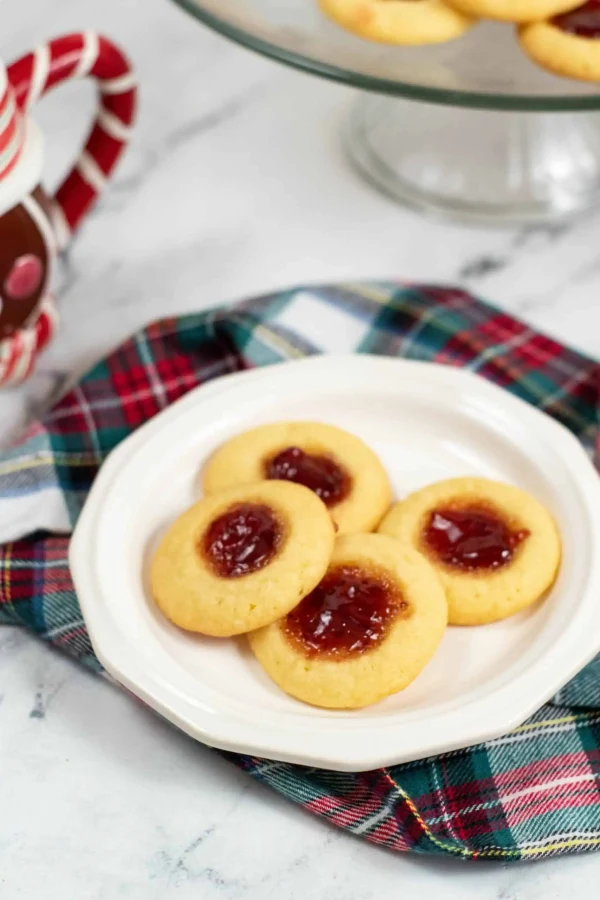 Strawberry Jam Cookies (Thumbprints) cover