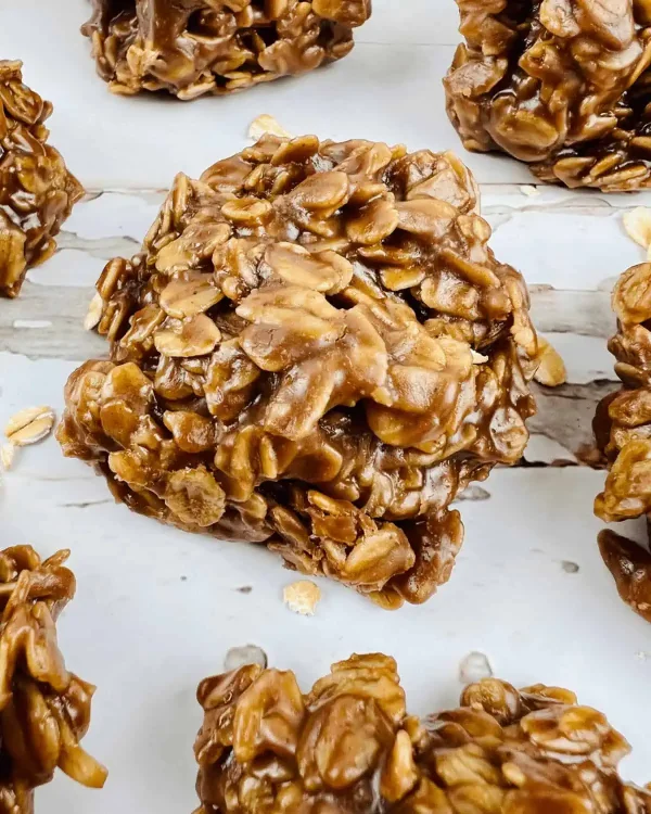 Chocolate No Bake Peanut Butter Oatmeal Cookies cover