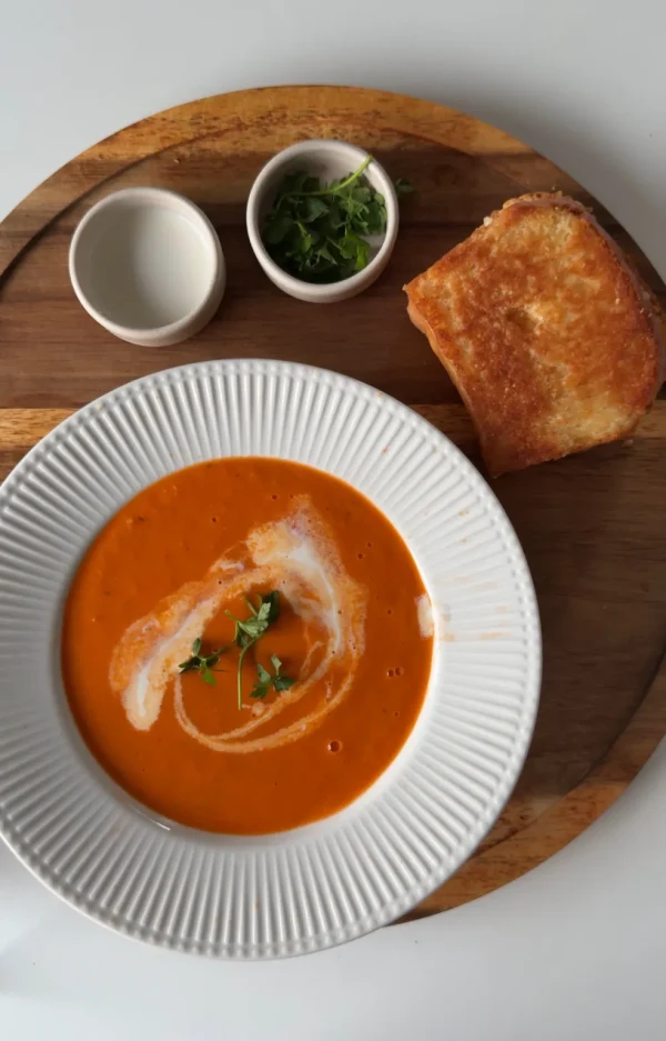 Tomato Soup with Grilled Cheese cover