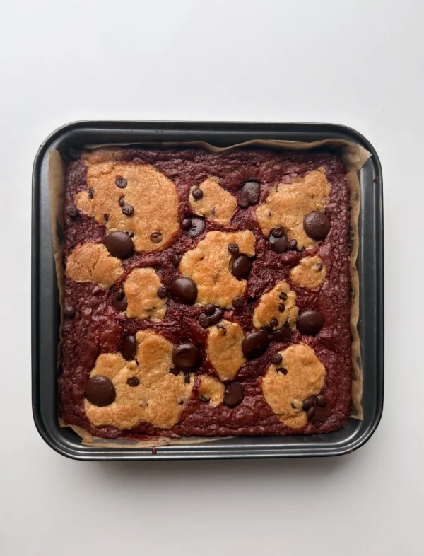 Red Velvet Brookies (Cookie + Brownie) cover