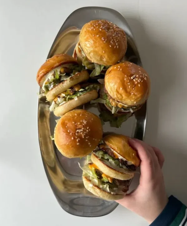 Big Mac Sliders with Homemade Slider Buns cover
