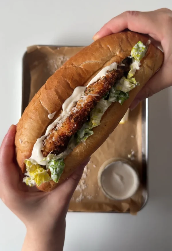 Crispy Ceasar Chicken Sandwhich cover
