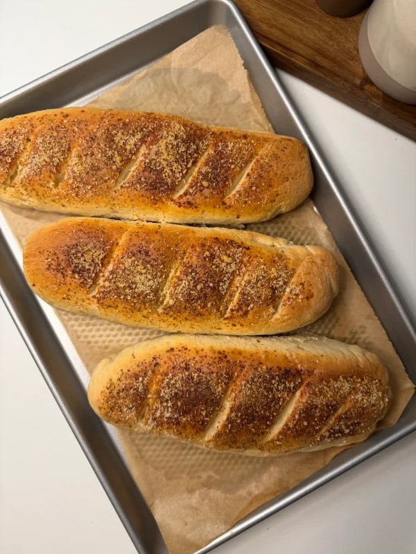  Italian Herbs and Parmesan Subway-Style Sandwich Bread cover