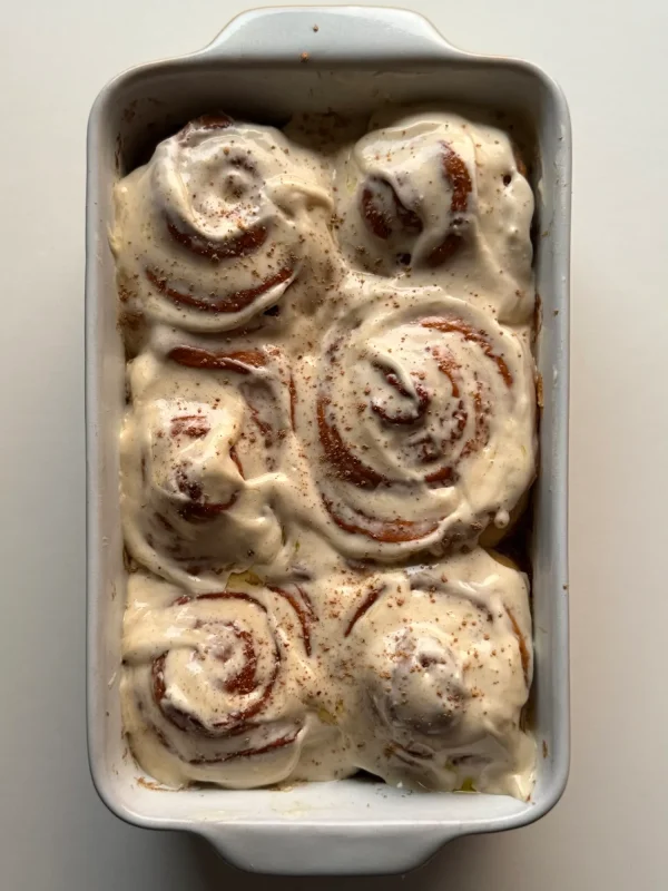  Brown Butter Cinnamon Rolls with Cream Cheese Frosting cover