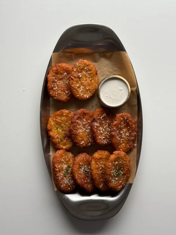 Crispy Garlic Parmesan Hash Browns cover