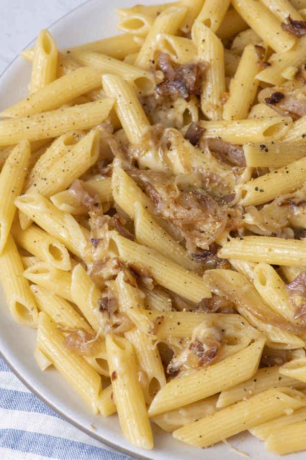 Caramelized Shallot Pasta with Gruyere cover