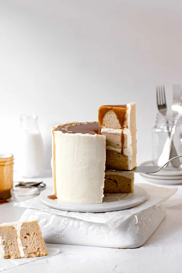 Caramel Layer Cake with Vanilla Bean German Buttercream cover