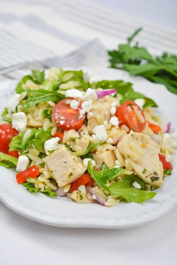 Chicken Orzo Pasta Salad cover