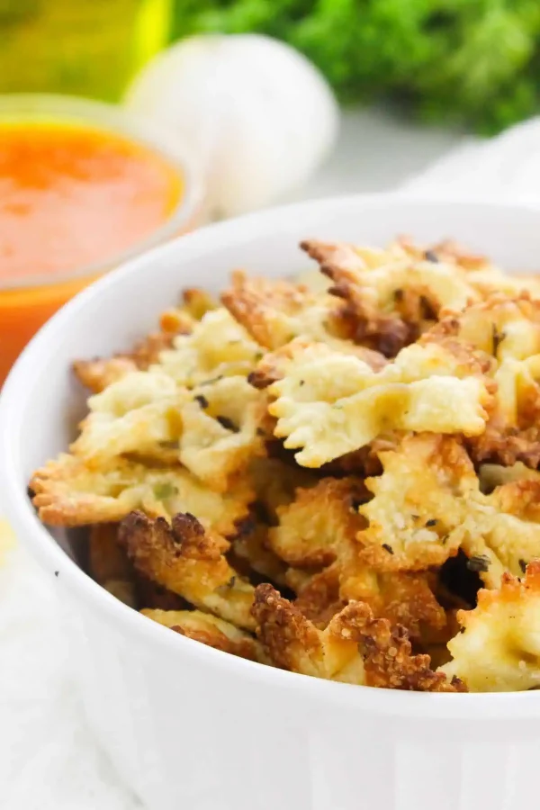 Air Fryer Pasta Chips cover