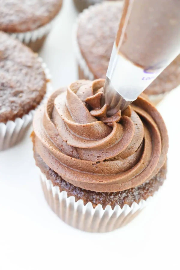 Chocolate Whipped Cream Frosting cover