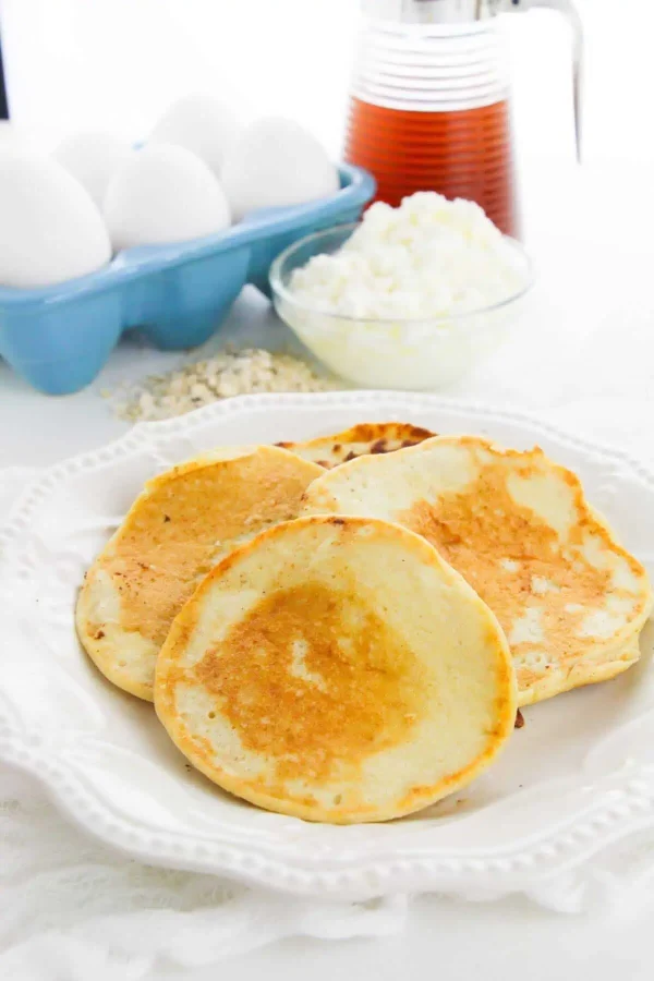 Cottage Cheese Oat Pancakes cover
