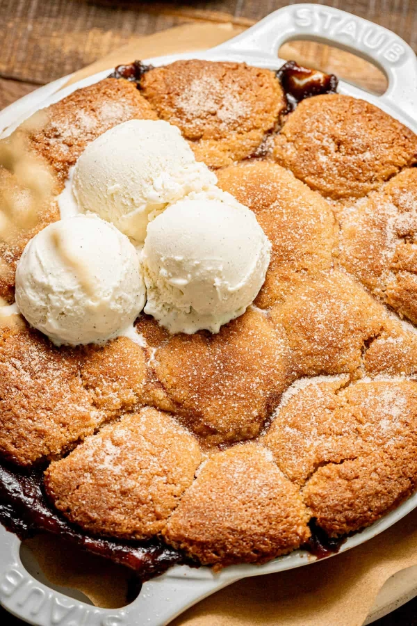Cinnamon Sugar Apple Cobbler cover
