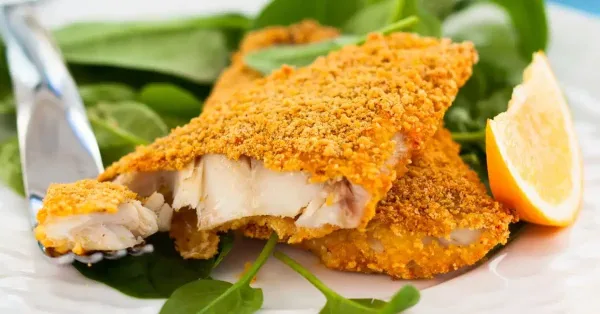 Air Fryer Halibut with Pistachio Crust cover