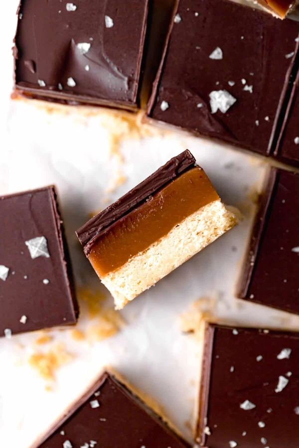 Tahini Caramel Millionaire's Shortbread cover