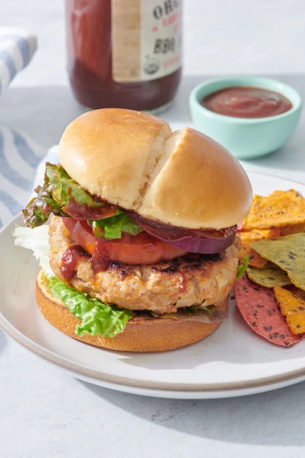 BBQ Chicken Burgers cover