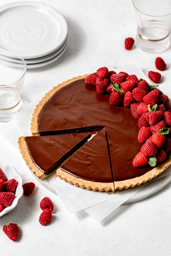 Chocolate Raspberry Tart cover