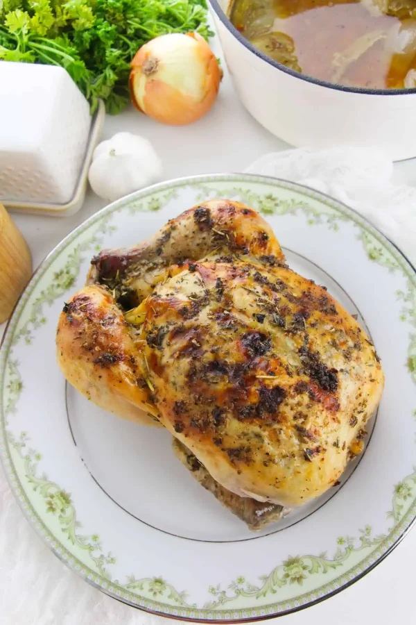 Dutch Oven Roasted Chicken cover