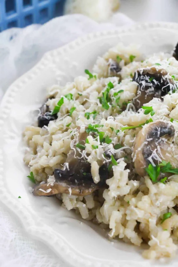 Creamy Mushroom Risotto cover