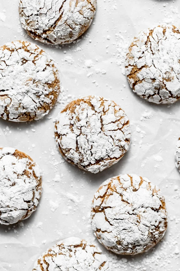 Ginger Molasses Crinkle Cookies cover