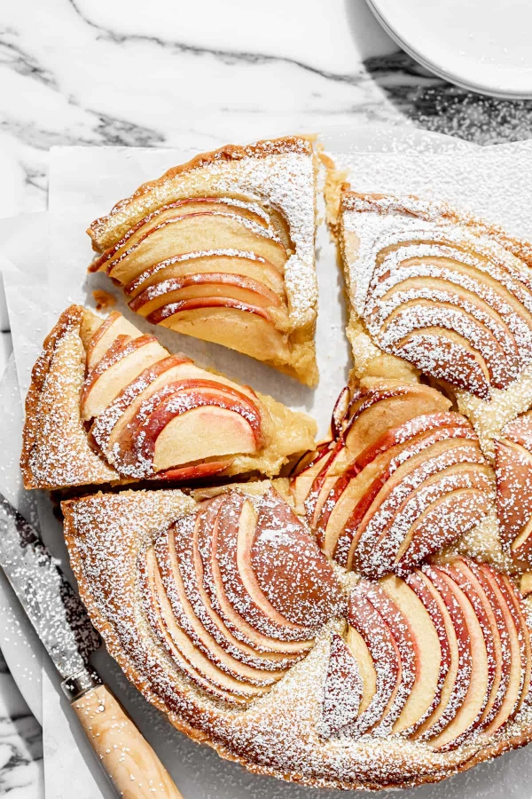 Apple Frangipane Tart with Sweet Shortcrust Pastry cover