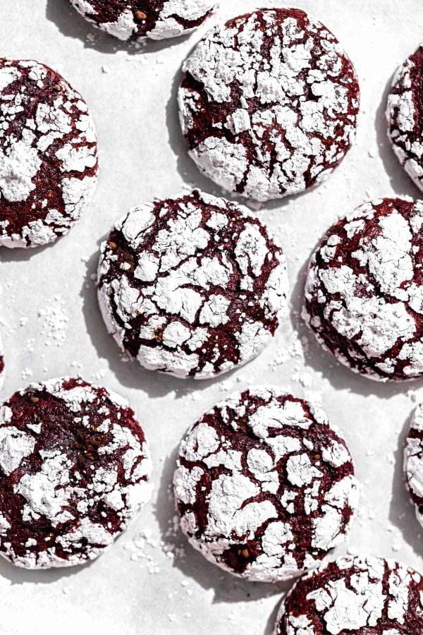 Red Velvet Crinkle Cookies cover