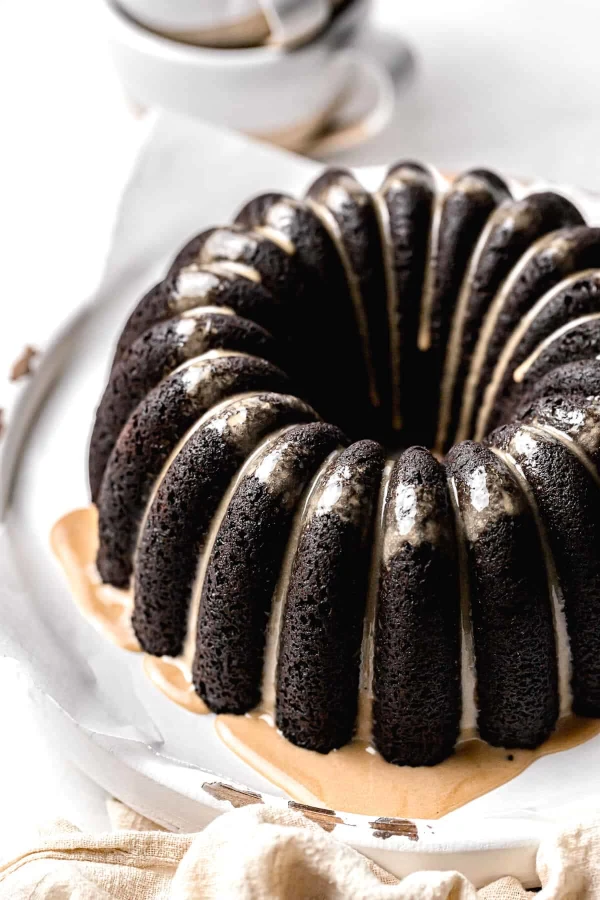 Fudgy Chocolate Espresso Bundt Cake cover