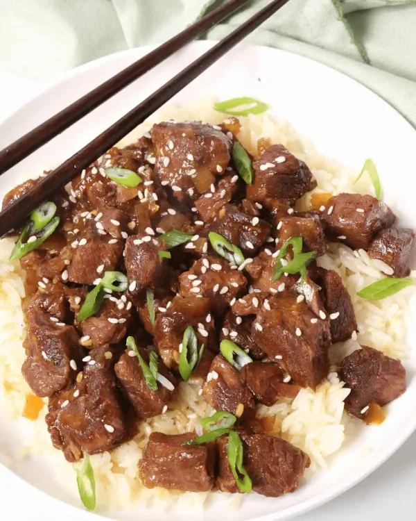 Slow Cooker Beef Bulgogi Bowl cover