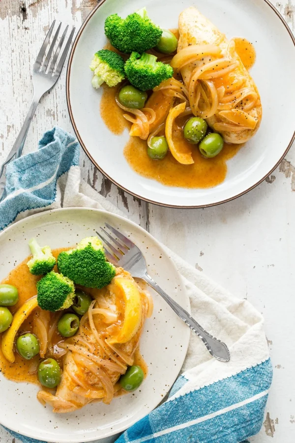 Spiced Chicken with Olives and Lemon cover