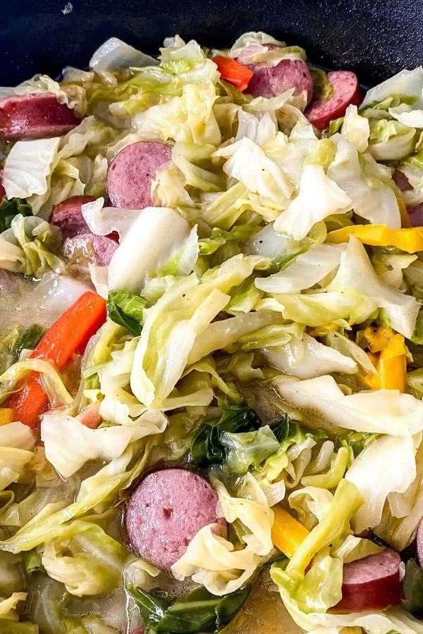 Fried Cabbage and Sausage cover