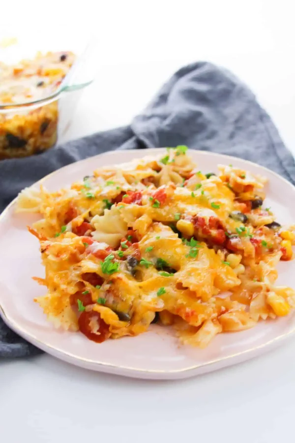 Baked Enchilada Pasta cover