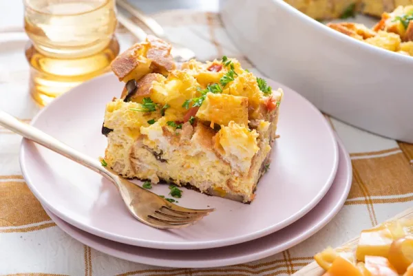 Christmas Morning Breakfast Strata cover