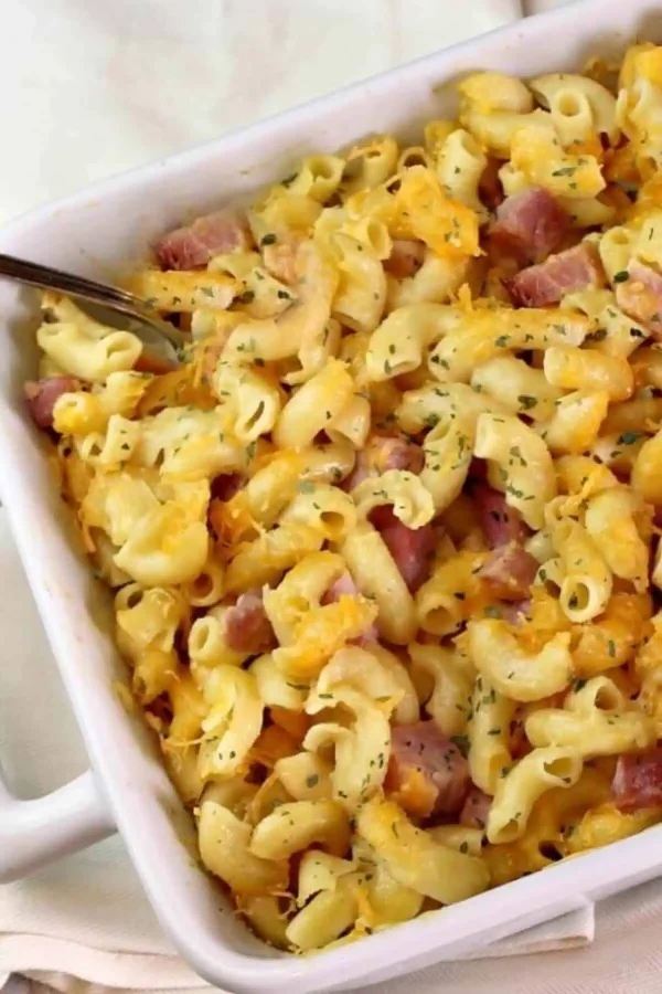 Mac and Cheese with Ham cover