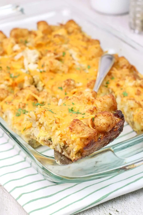 Tater Tot Sausage Breakfast Casserole cover