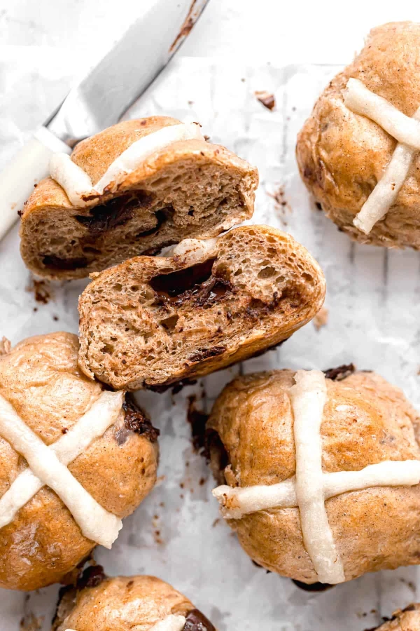 Chocolate Chip Hot Cross Buns cover