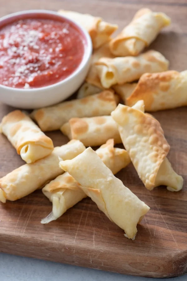 Air Fried Wonton Mozzarella Sticks cover