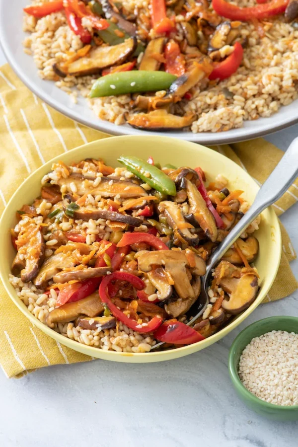 Shiitake Veggie Stir Fry cover