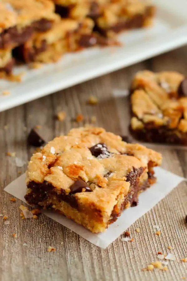 Chocolate Chip Salted Caramel Cookie Bars cover