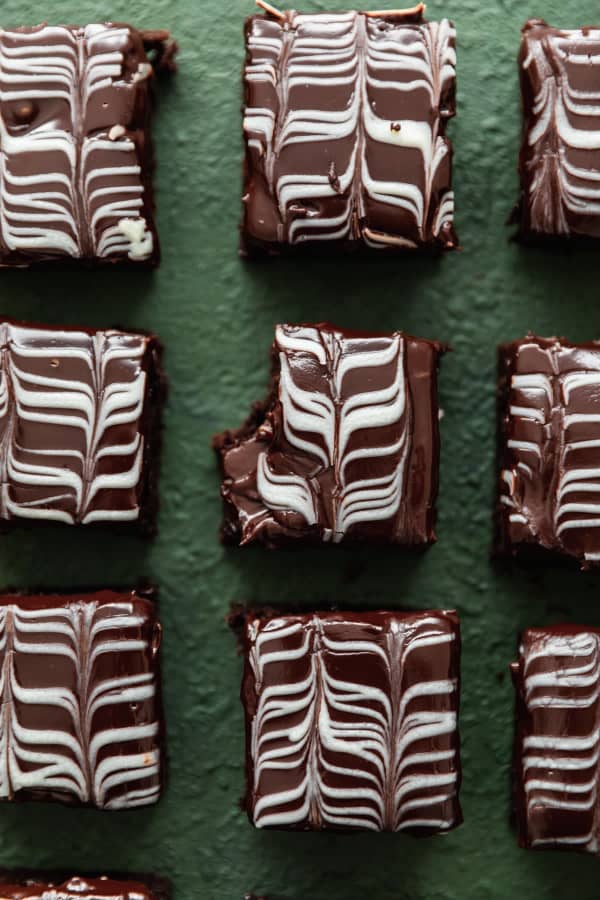 Fudgy Irish Coffee Brownies With Whiskey Ganache cover