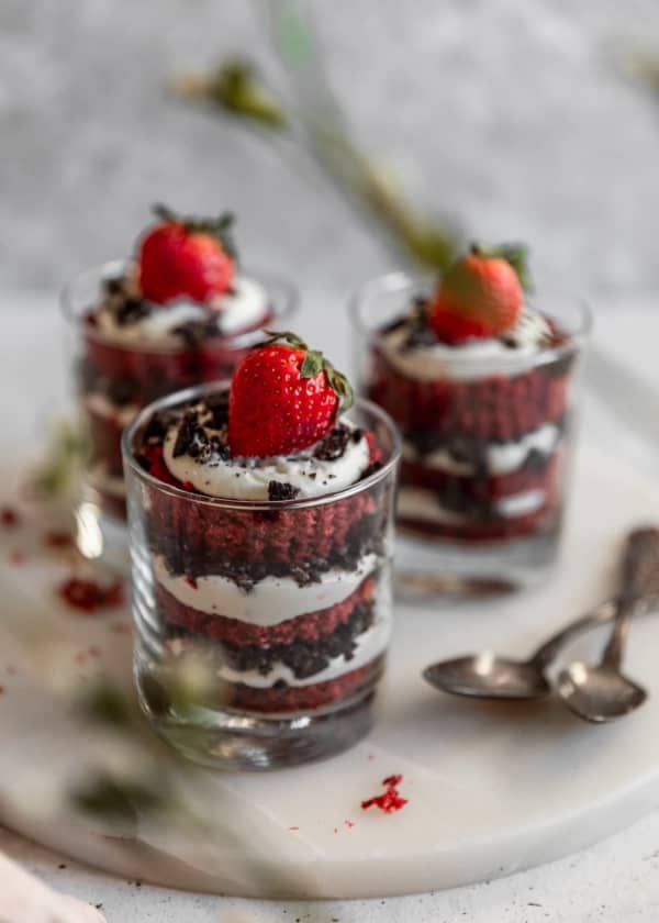 Cheesecake Red Velvet Trifles cover