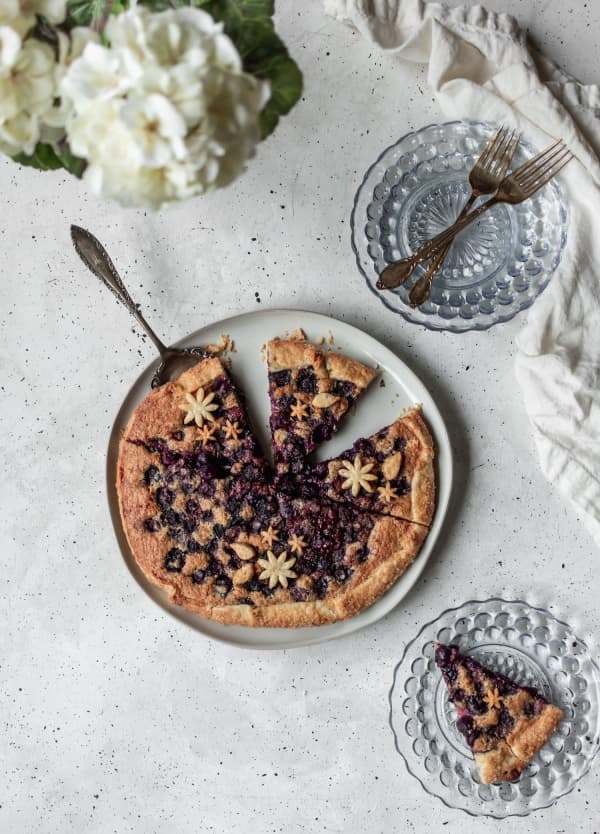 Blueberry Galette With Hazelnut Frangipane cover