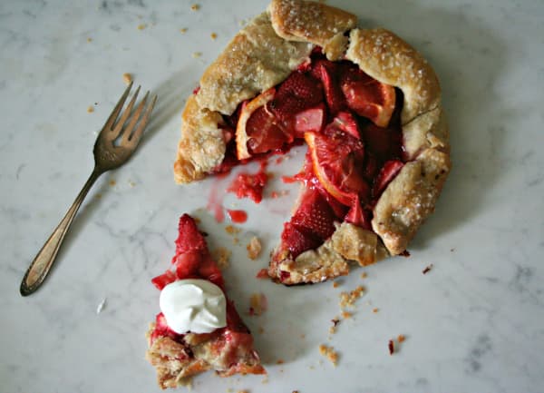 Strawberry And Grapefruit Galette cover