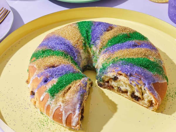 Mardi Gras King Cake cover