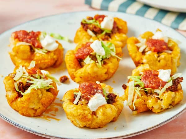 Loaded Tater Tot Taco Cups cover