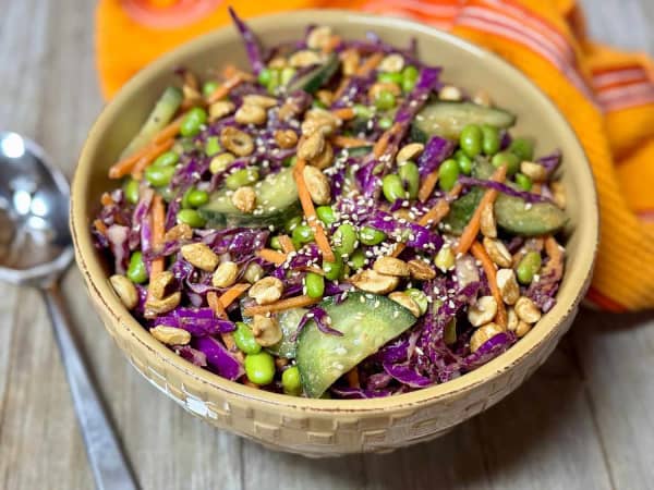 Crunchy Peanut Cabbage Slaw cover